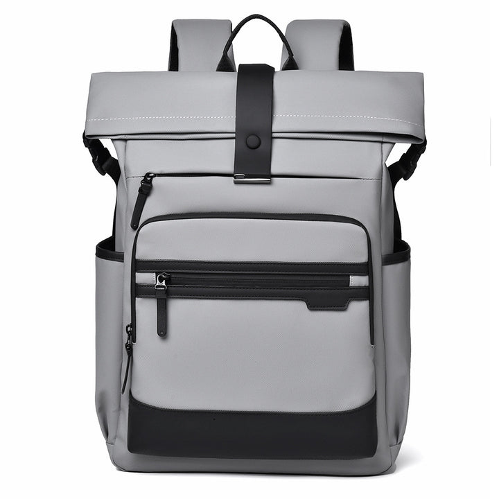 Stylish Roll-Top Travel Backpack Bowlift