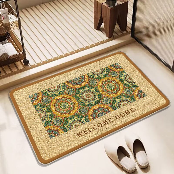 Butterfly-Inspired Decorative Bath Mat Bowlift