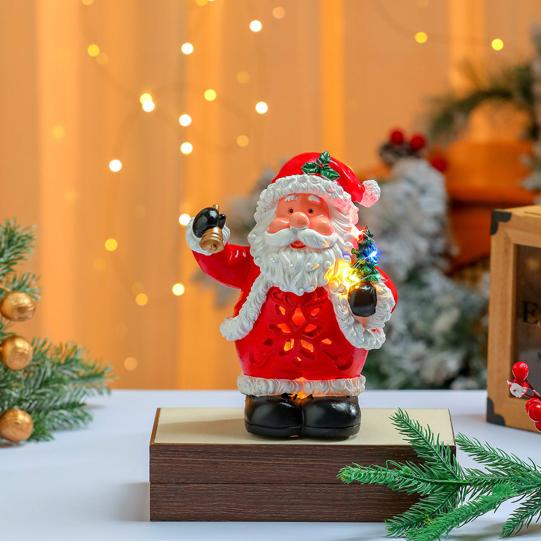 Decorative LED Santa Figurine Bowlift