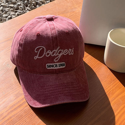 Women's Vintage-Inspired Cotton Baseball Cap Bowlift