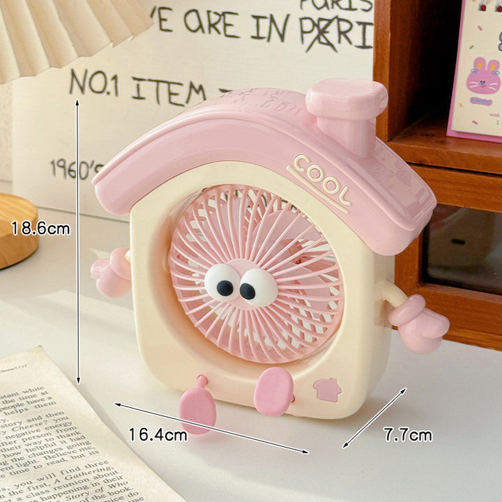 Women's table fan in creative house design Bowlift