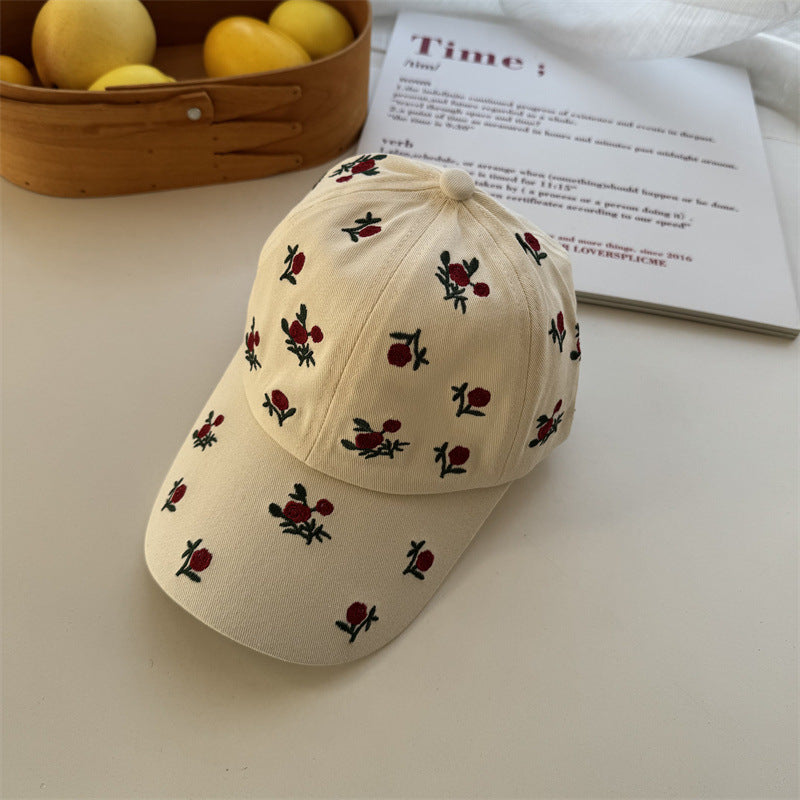 Women's Embroidered Casual Cap Bowlift