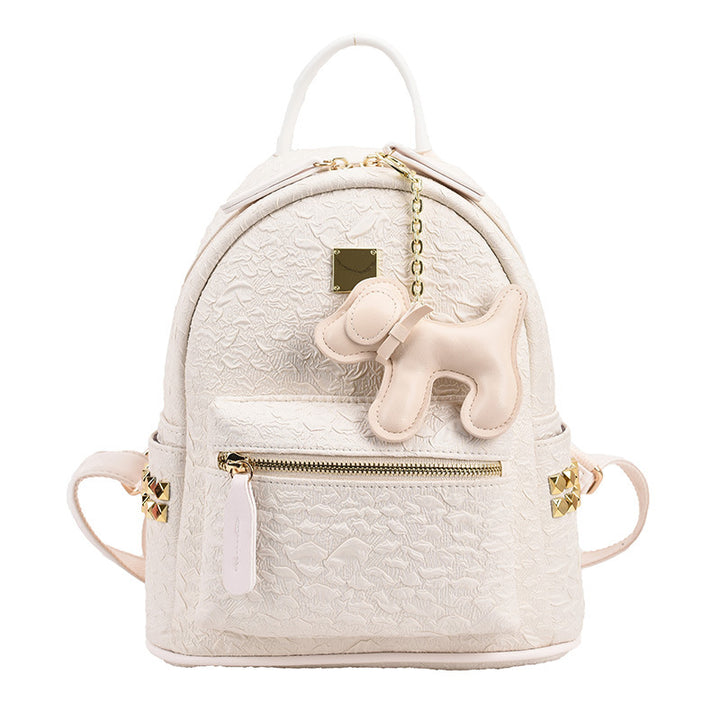 Textured Mini Backpack Bowlift