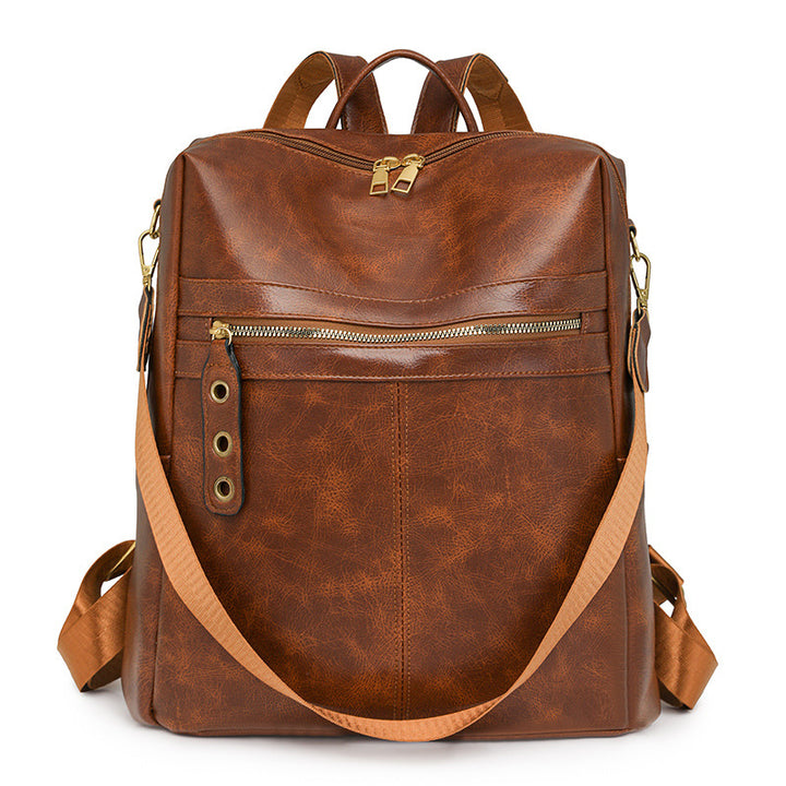 Premium Leather Multi-Functional Backpack Bowlift