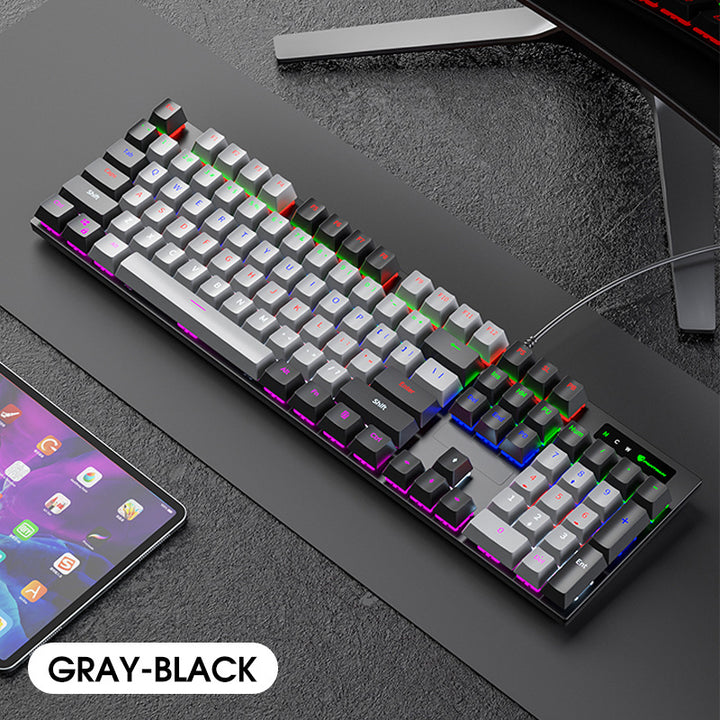 Ergonomic RGB Mechanical Gaming Keyboard Bowlift