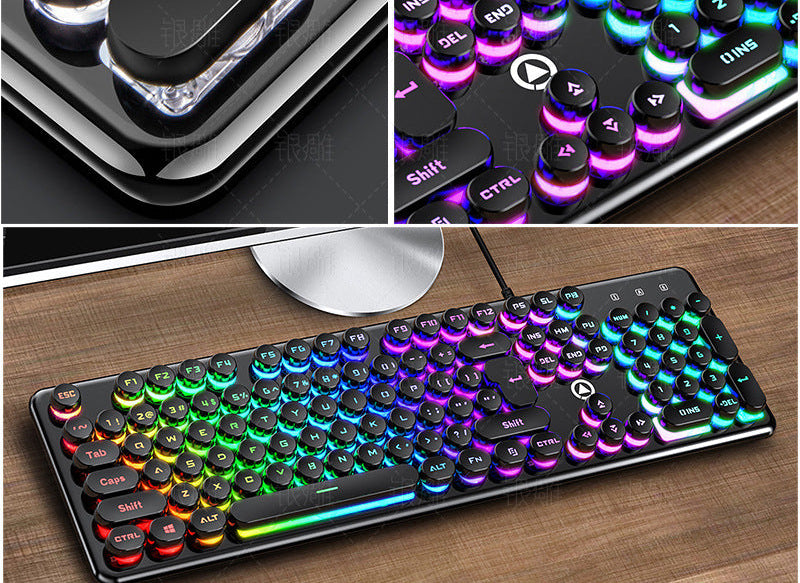 Retro Wireless Keyboard Bowlift