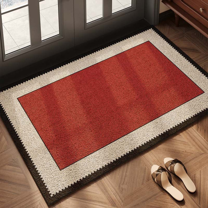 Checkerboard Pattern Welcome Mat Bowlift