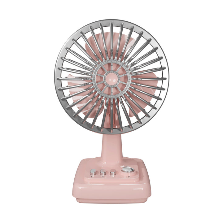 Portable Retro Desk Fan Bowlift