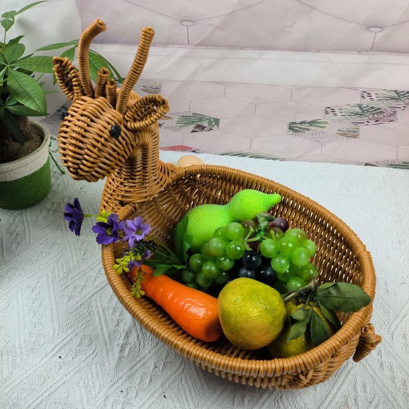 Woven Fruit Serving Basket Bowlift