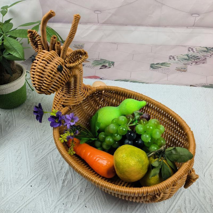 Woven Fruit Serving Basket Bowlift