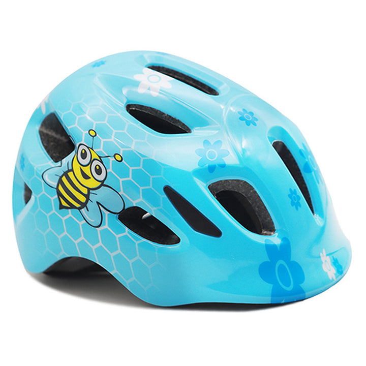Children's bicycle helmet with funny bee motif Bowlift