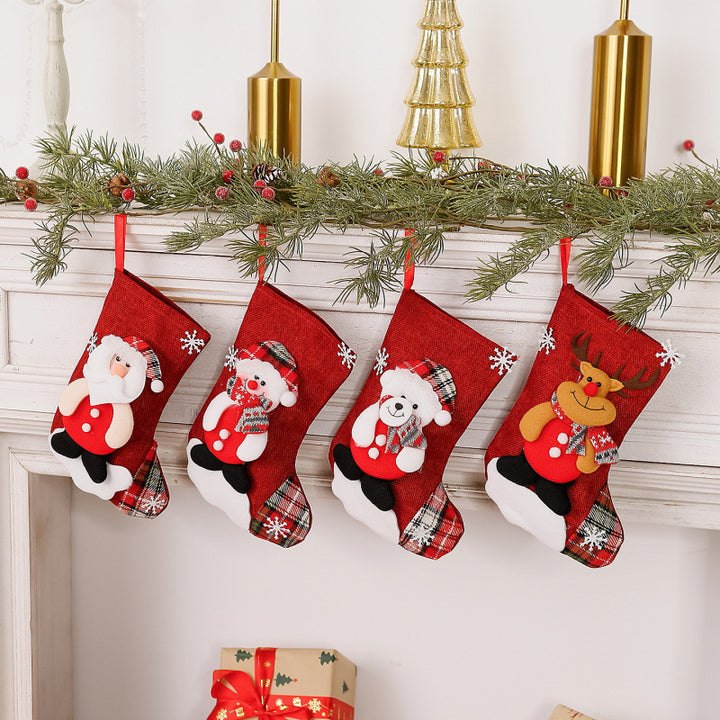 Christmas stocking with reindeer design Bowlift