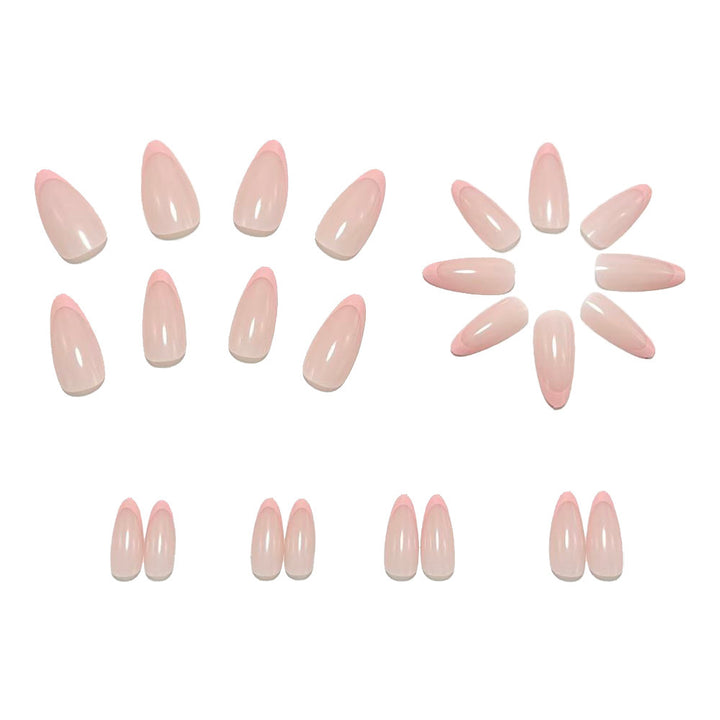 Nail design with French tip Bowlift