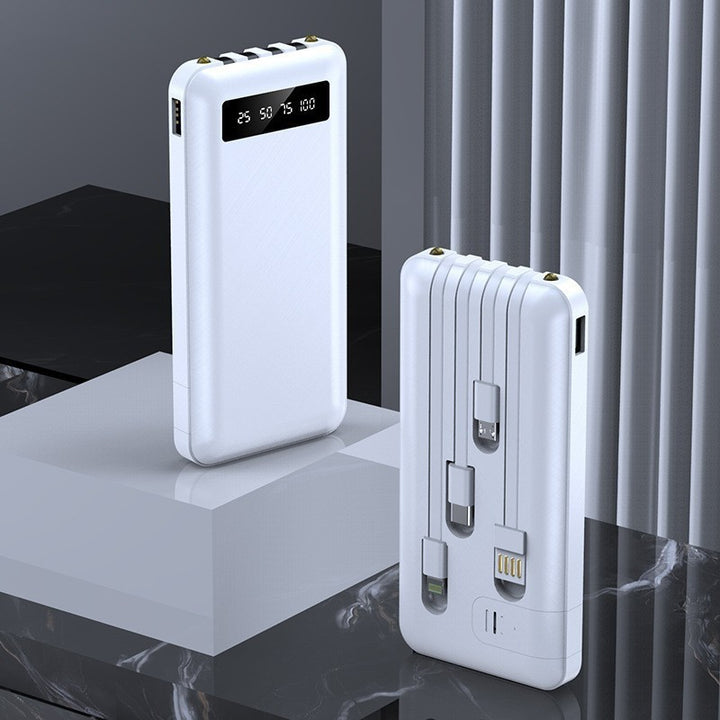 Versatile power bank with fast charging port and digital display Bowlift