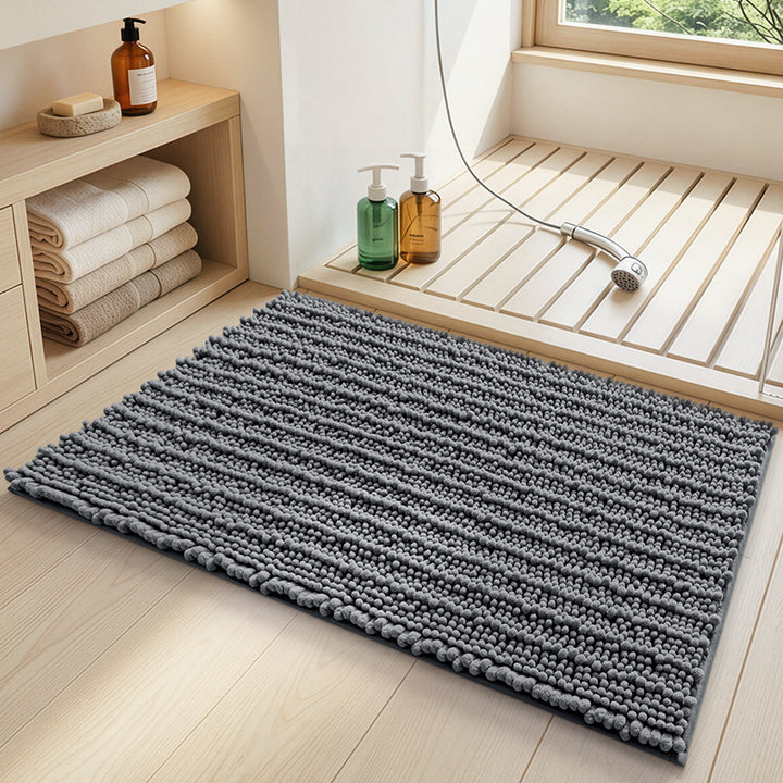 Ultra-Soft Chenille Bathroom Mat Bowlift