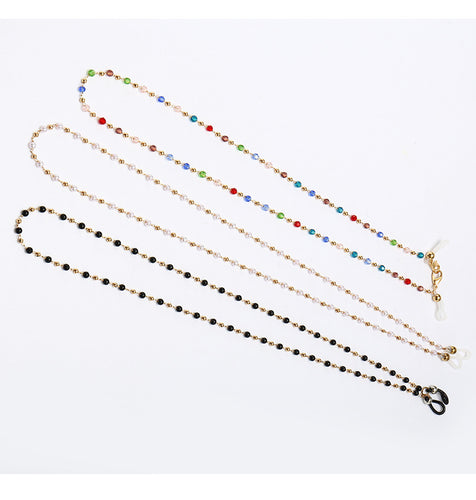 Decorative Eyewear with Elegant Chain Bowlift