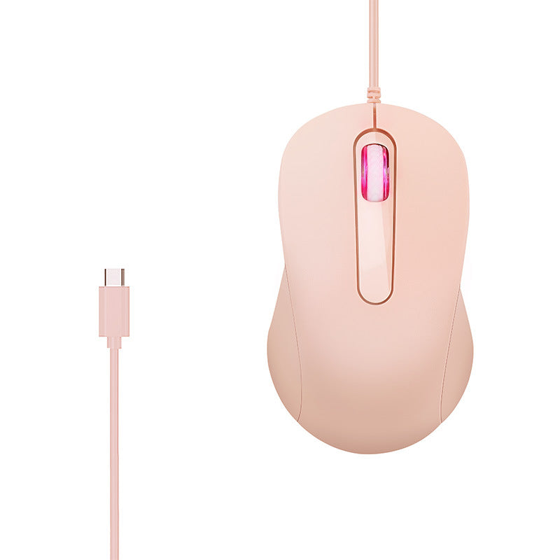 Wired Optical Gaming Mouse with Ergonomic Design Bowlift
