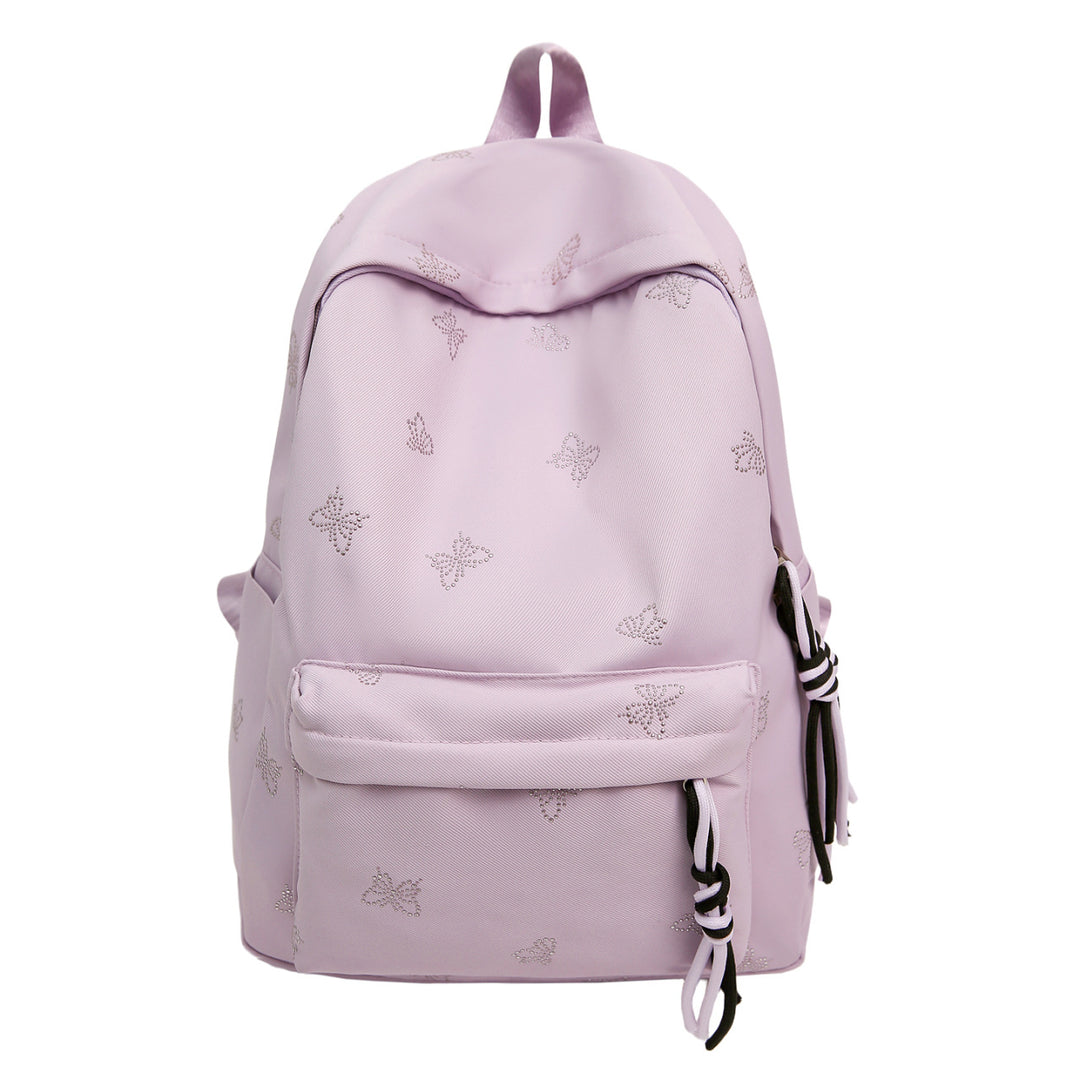 Backpack with Glittering Applications Bowlift