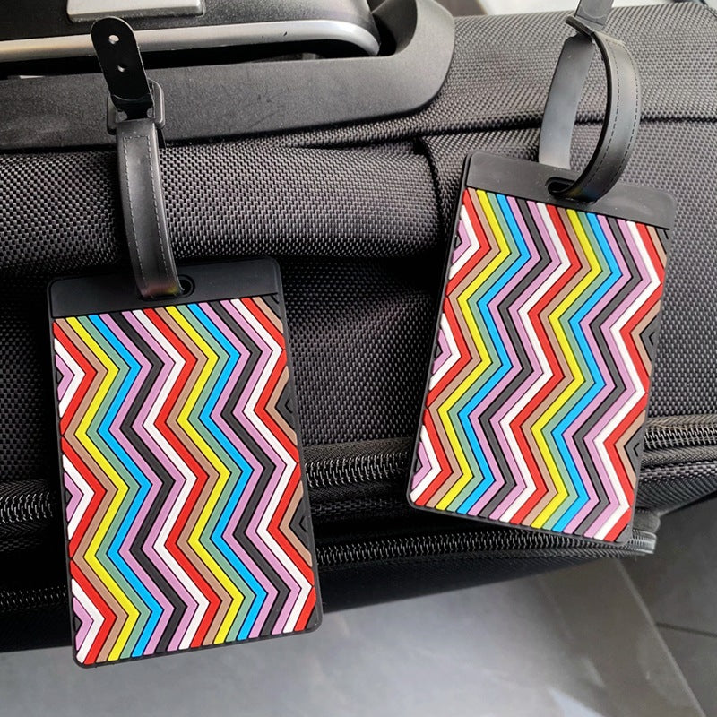 Vibrant Patterned Luggage Tag Bowlift