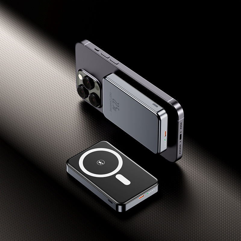 Portable power bank with magnetic function Bowlift