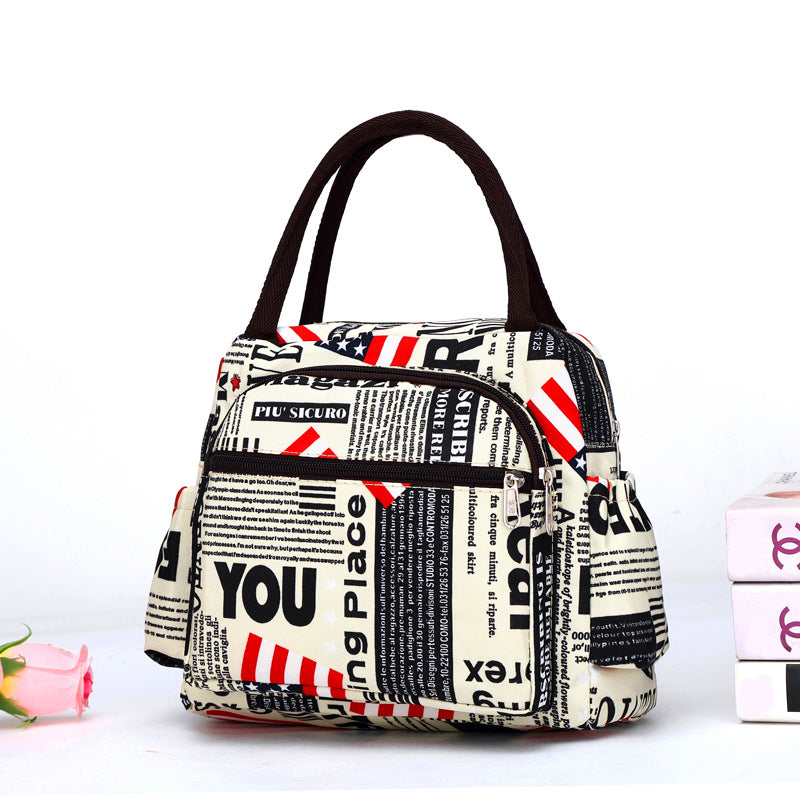 Cute Cat Print Handbag Bowlift