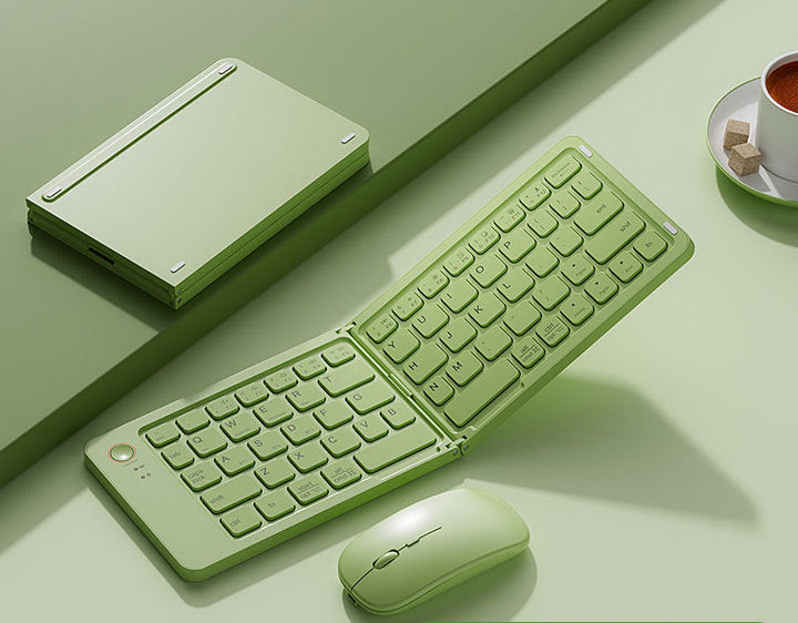 Foldable Bluetooth Keyboard and Mouse Combo Bowlift