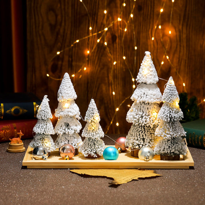 Decorative Miniature Christmas Tree Set Bowlift