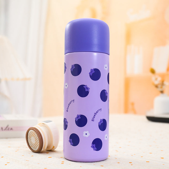 Women's Insulated Water Bottle with Fruity Design Bowlift