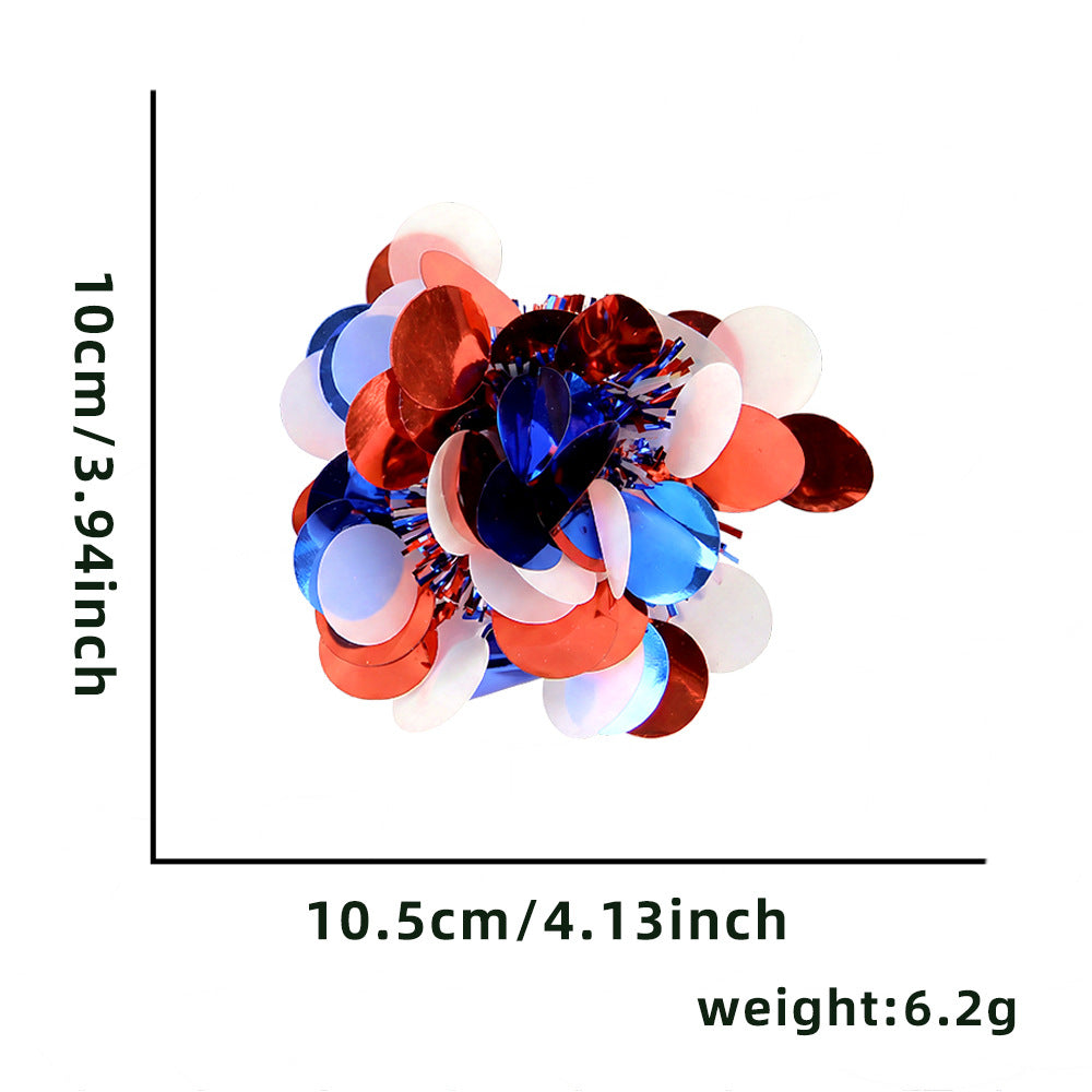 Unisex nan lightweight hand pompon made of shiny metallic foil ideal for cheerleading and fan merchandise Bowlift