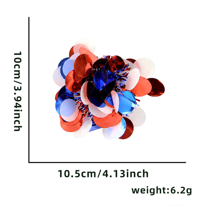 Unisex nan lightweight hand pompon made of shiny metallic foil ideal for cheerleading and fan merchandise Bowlift