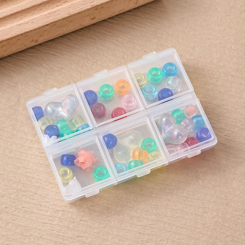 Clear Multi-Compartment Organizer Box Bowlift