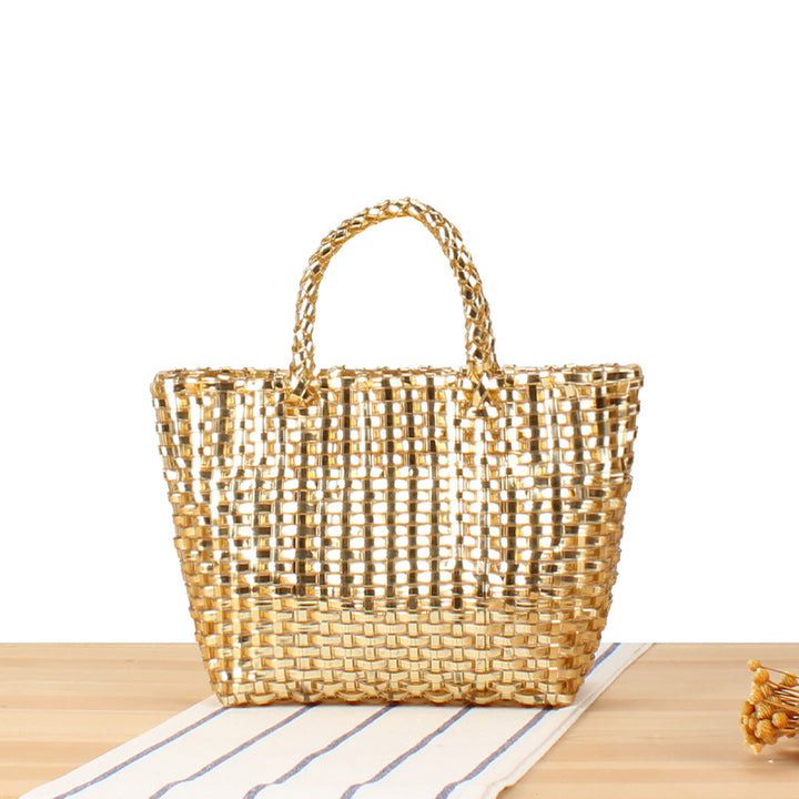 Refined wicker tote bag Bowlift