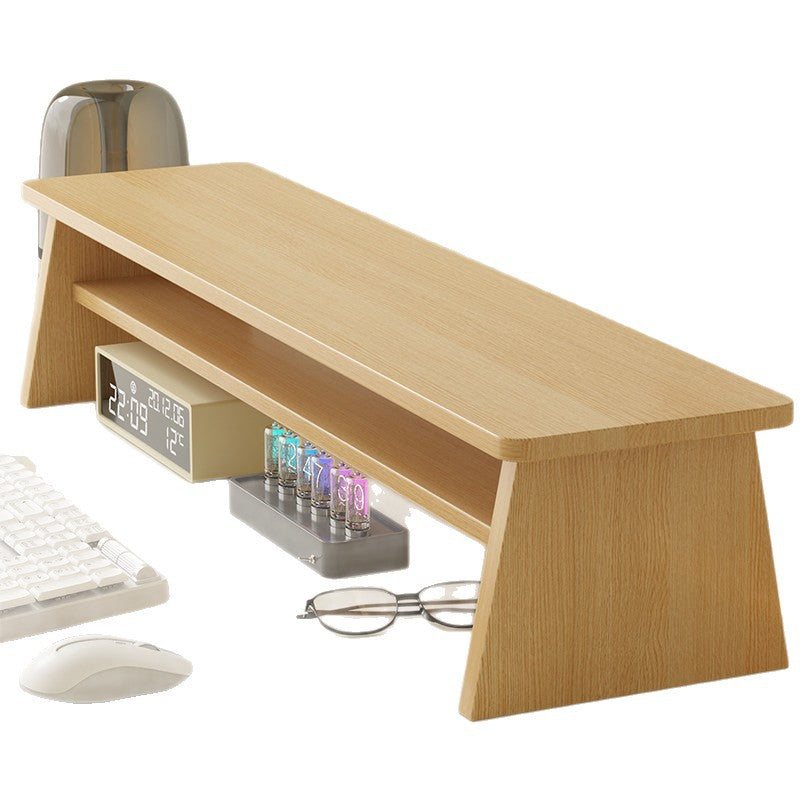 Modern Wooden Monitor Stand with Storage Bowlift