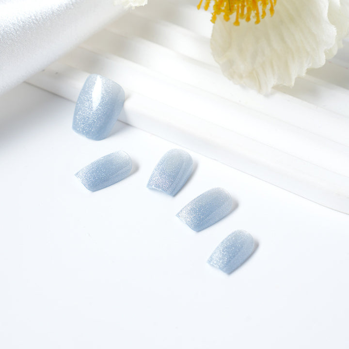 Gradient Glitter Press-On Nail Tips Bowlift