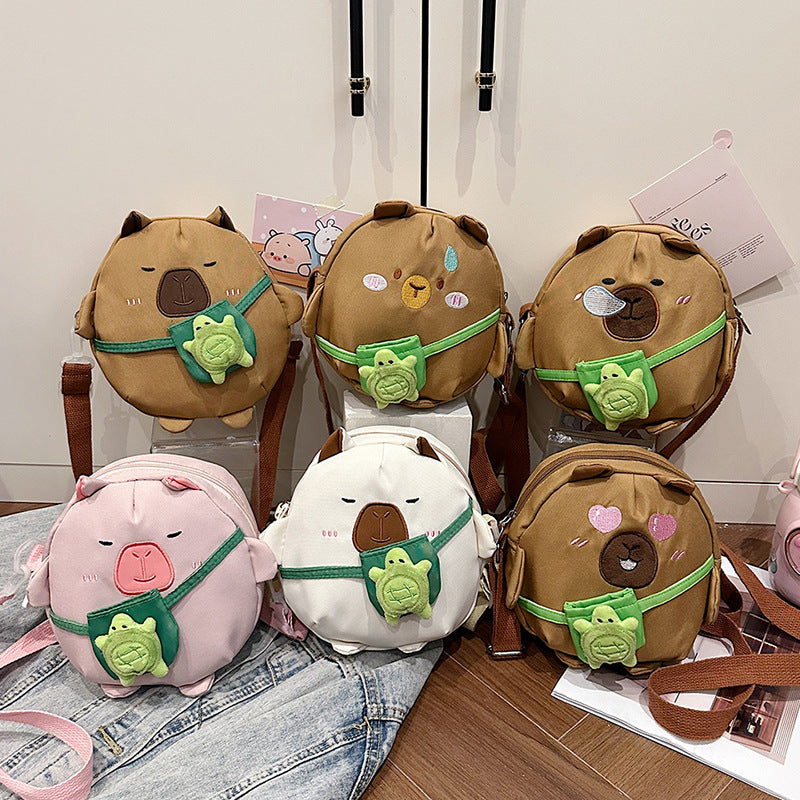 Plush Shoulder Bag in Animal Design Bowlift