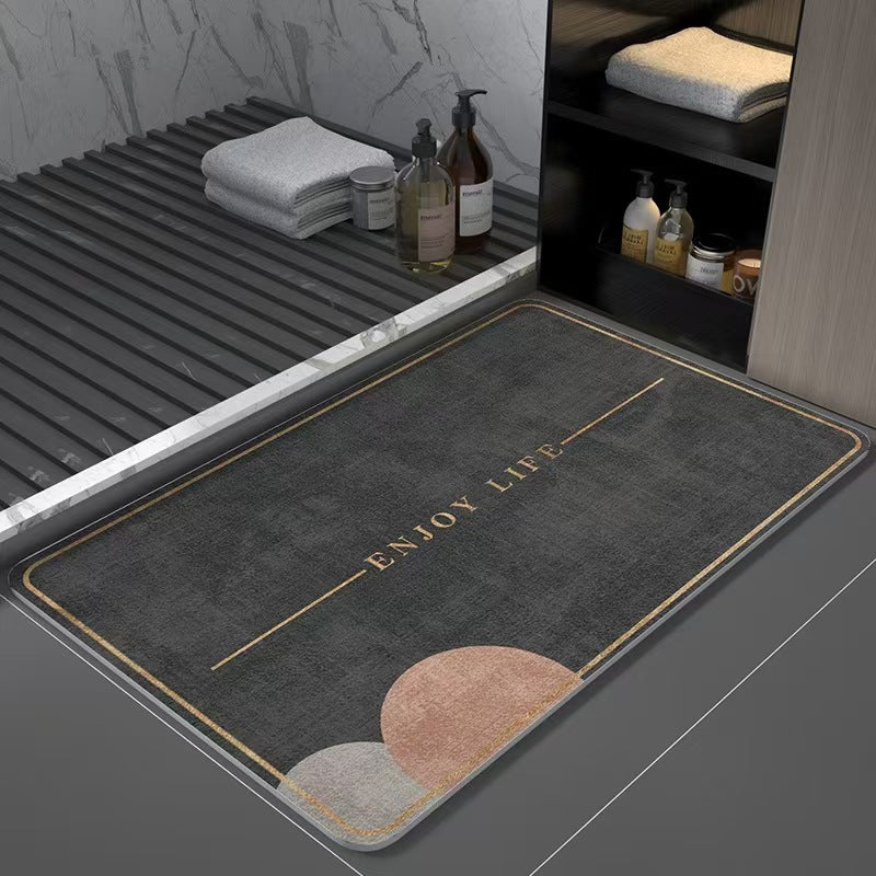 Stylish Geometric Bath Mat