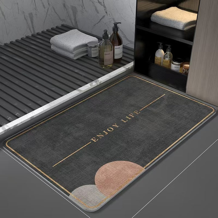 Stylish Geometric Bath Mat