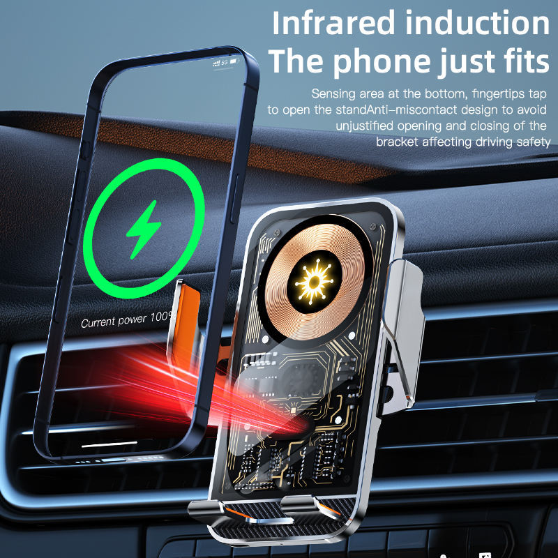 Unisex Smartphone Holder with innovative wireless charging technology Bowlift