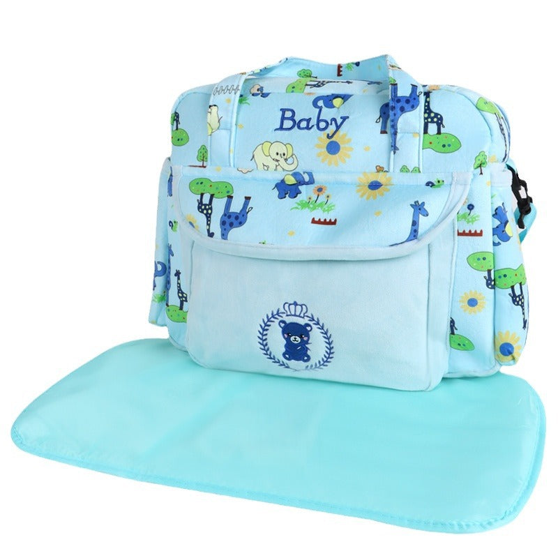 Wrap and storage bag with play mat Bowlift