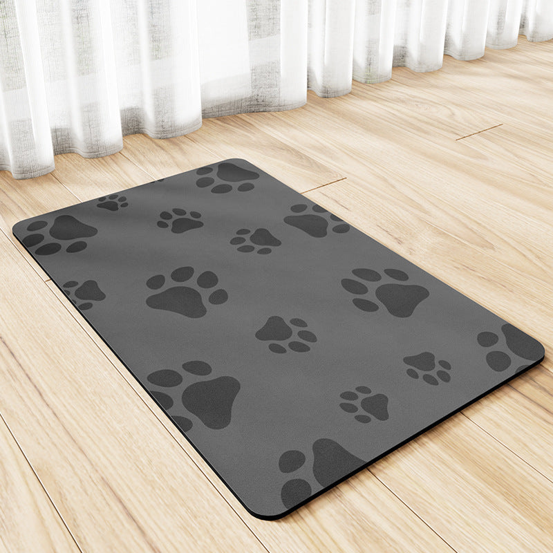 Extra large waterproof silicone pet feeding mat with non-slip backing Bowlift