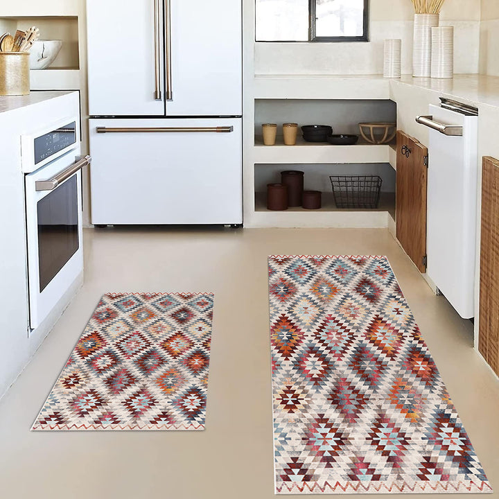 Vintage-Inspired Kitchen Mat Set Bowlift