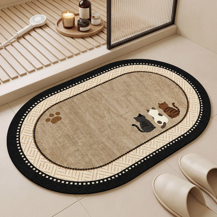 Cartoon-Themed Non-Slip Bath Mat Bowlift
