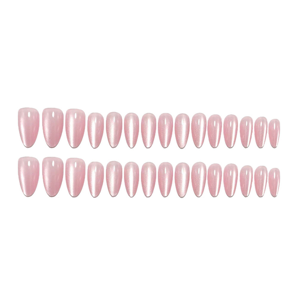 Artificial nails with elegant high gloss and pointed design Bowlift