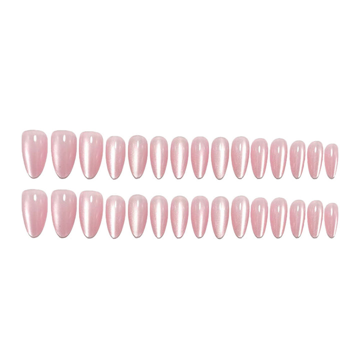 Artificial nails with elegant high gloss and pointed design Bowlift