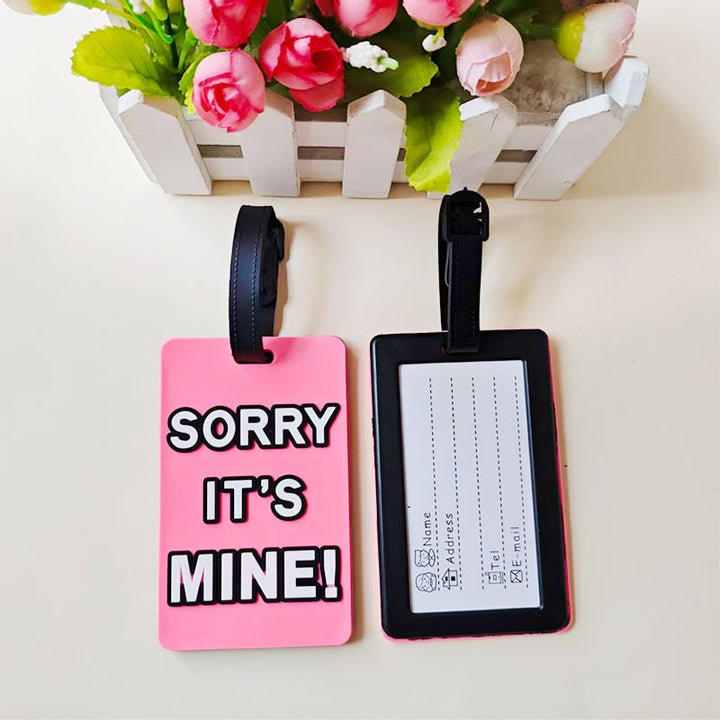 Unisex Luggage Tag with Outstanding Message Bowlift