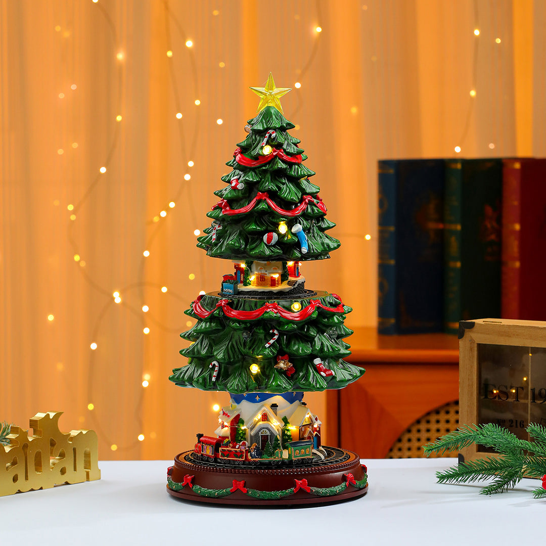 Decorative LED Christmas Tree Sculpture Bowlift