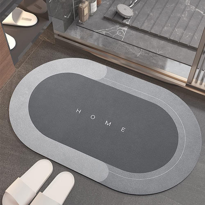 Modern Rectangular Non-Slip Bath Mat Bowlift