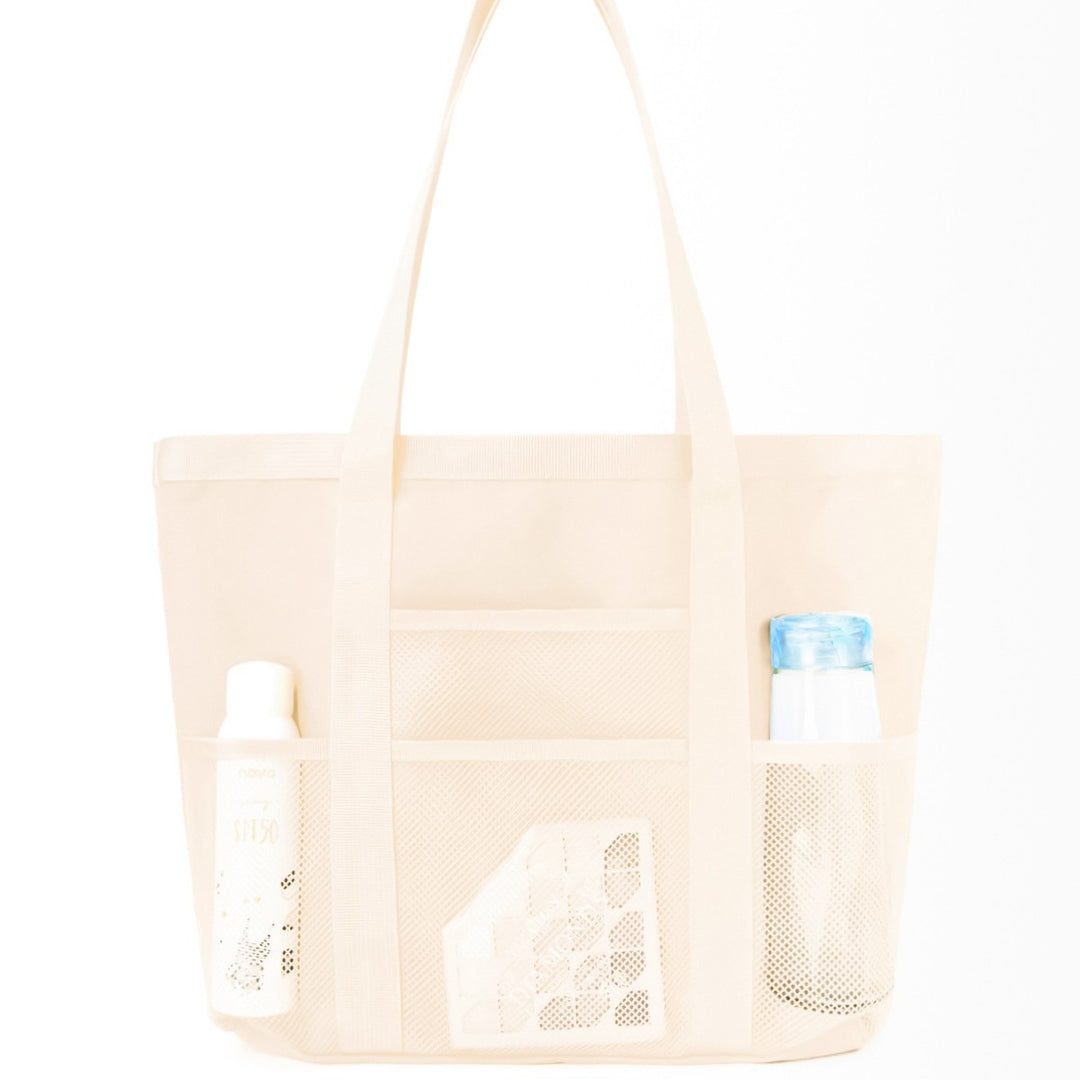 Multifunctional shopping bag with practical outer pockets Bowlift
