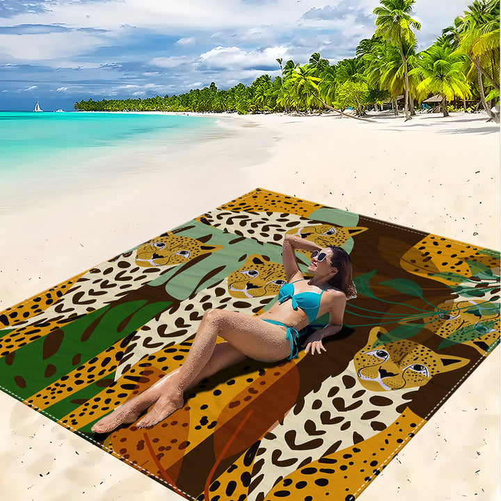 Mandala Design Beach Mat Bowlift