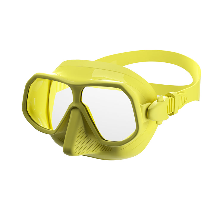 High-performance dive mask with visibility protection and anti-fog technology Bowlift